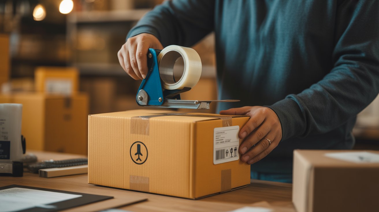 Процесс упаковки заказов на складе MTP Group